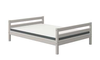 FLEXA Bett 140x200 - grau - Kiefer Flexa Classic ¦ grau Kindermöbel > Kinderbetten - Höffner