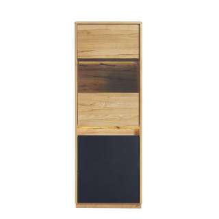 Esszimmer Vitrinenschrank aus Kernbuche Massivholz Glastür
