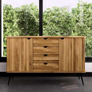 Wohnzimmer Kommode Sideboard 144 cm breit 87 cm hoch