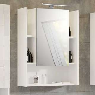 Weißer Bad Spiegelschrank 60 cm breit auch mit Beleuchtung