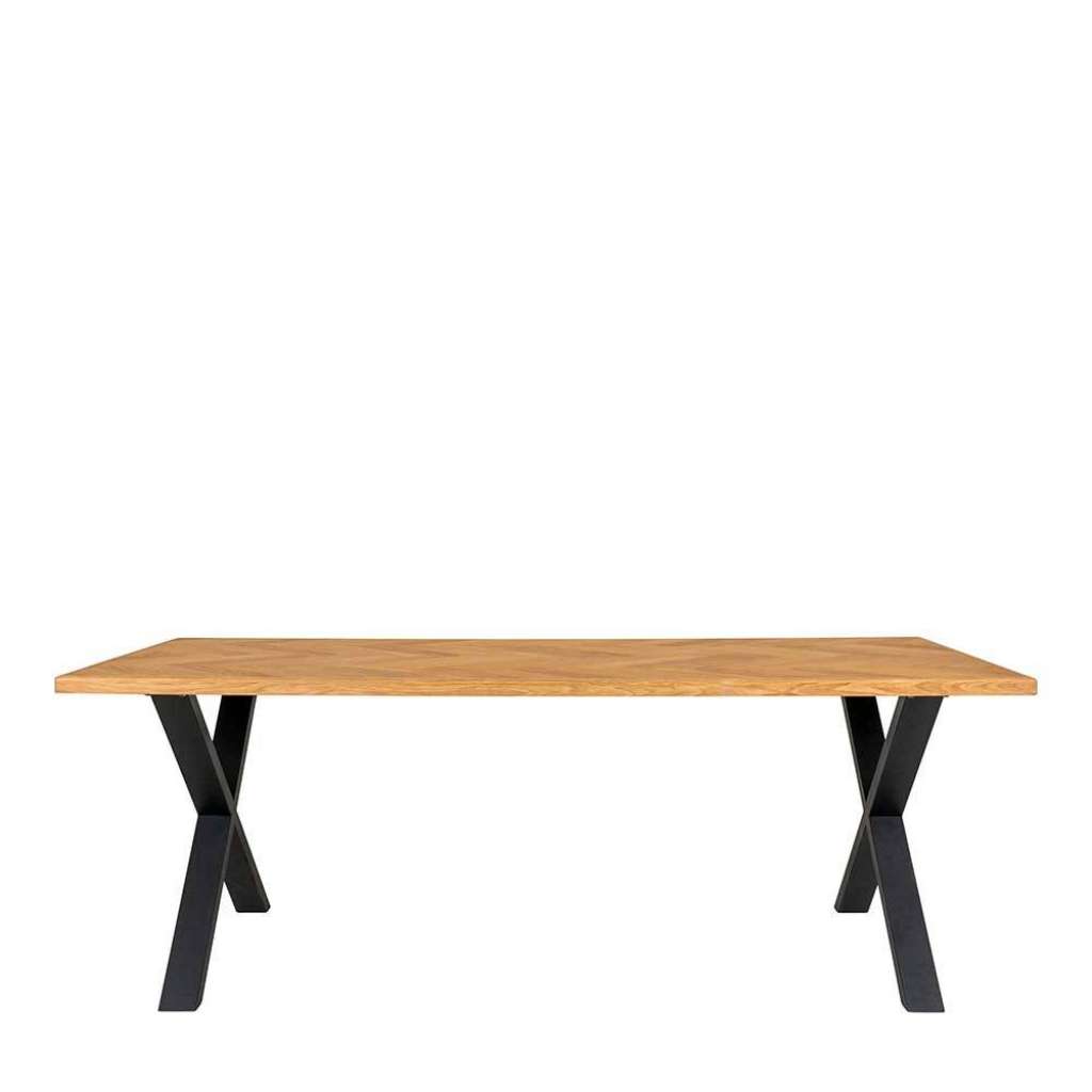 Hochwertiger Esstisch im Industrie und Loft Stil X Gestell