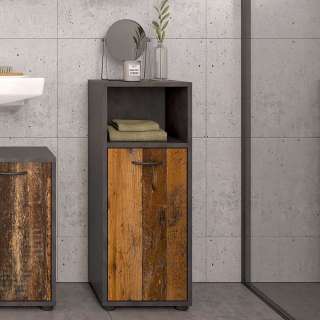 Badezimmer Schrank im Industry und Loft Stil 82 cm hoch