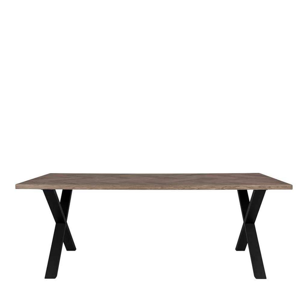 Esstisch in Eiche Rauchfarben smoked geölt Industry und Loft Stil