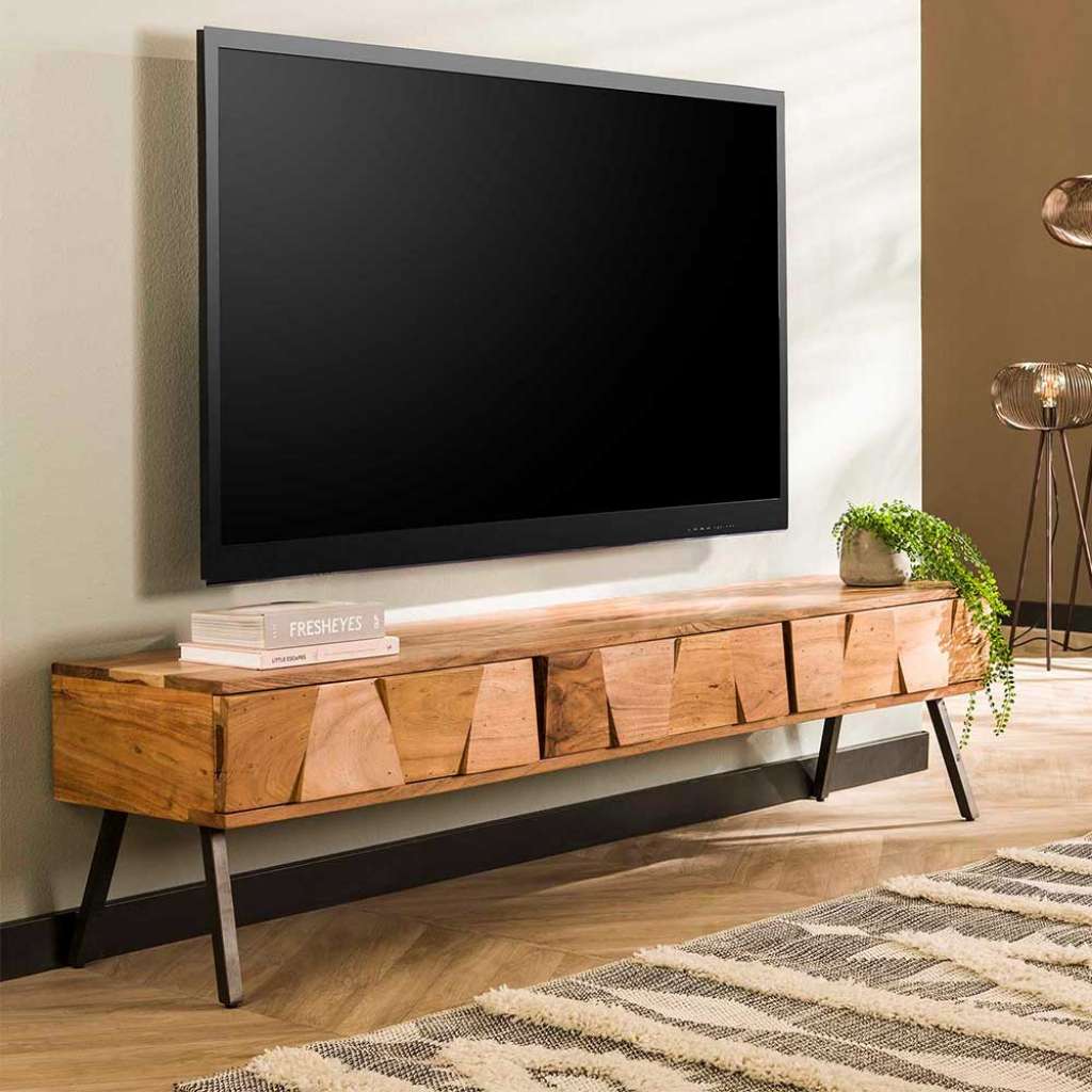 Flachstrecke Wohnzimmer in modernem Design 180x45x40 cm