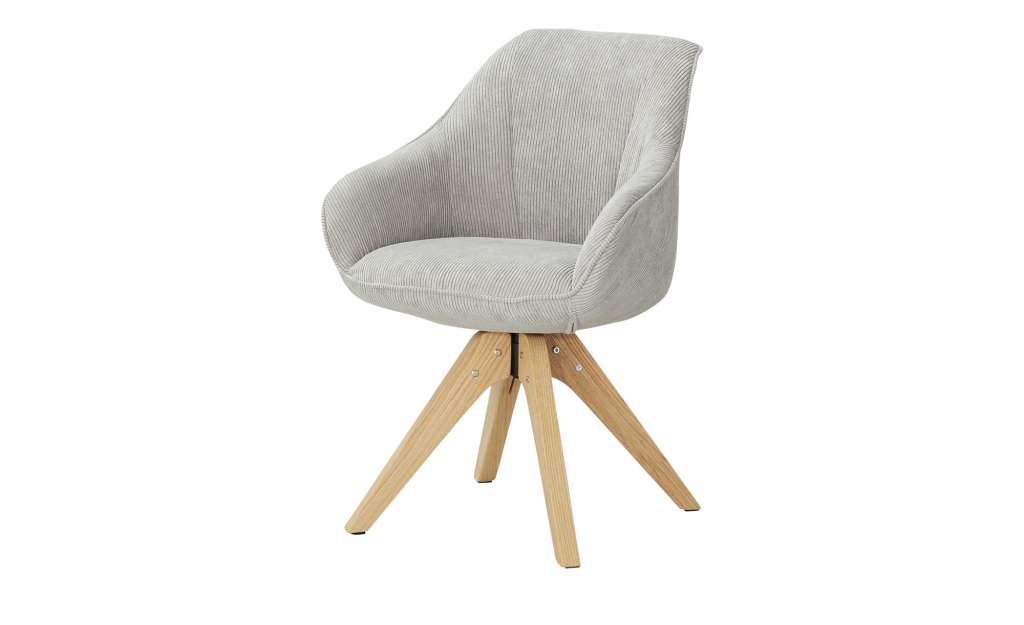 Polsterstuhl  mit Armlehne  Relax ¦ grau Stühle > Esszimmerstühle > Esszimmerstühle mit Armlehnen - Höffner