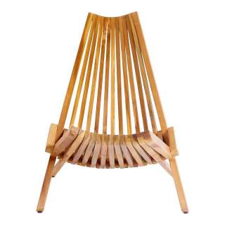 Outdoor Garten Sessel aus Teak Massivholz 30 cm Sitzhöhe