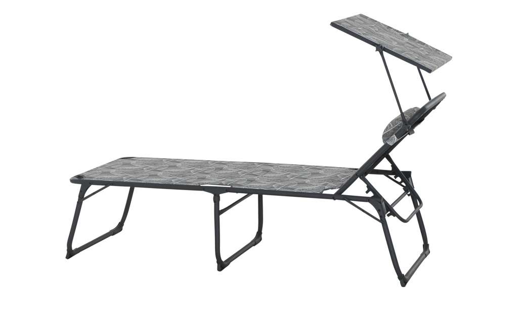 Siena Garden Campingliege  Natura ¦ grau Garten > Gartenmöbel > Gartenliegen - Höffner