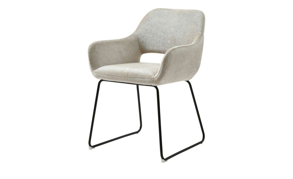 Kufenstuhl  Till ¦ braun Stühle > Esszimmerstühle > Esszimmerstühle mit Armlehnen - Höffner