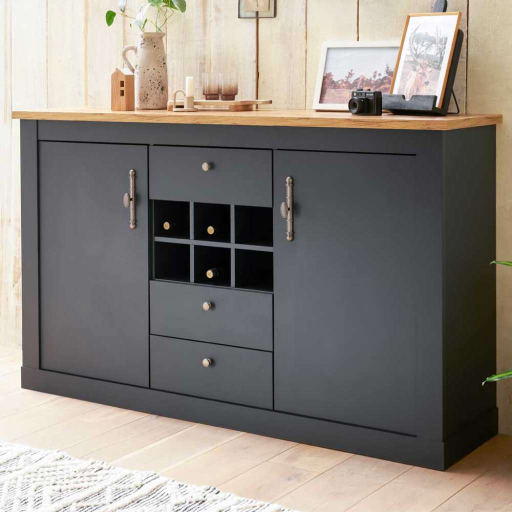 Landhaus Esszimmersideboard 169 cm breit - 104 cm hoch Soft Close