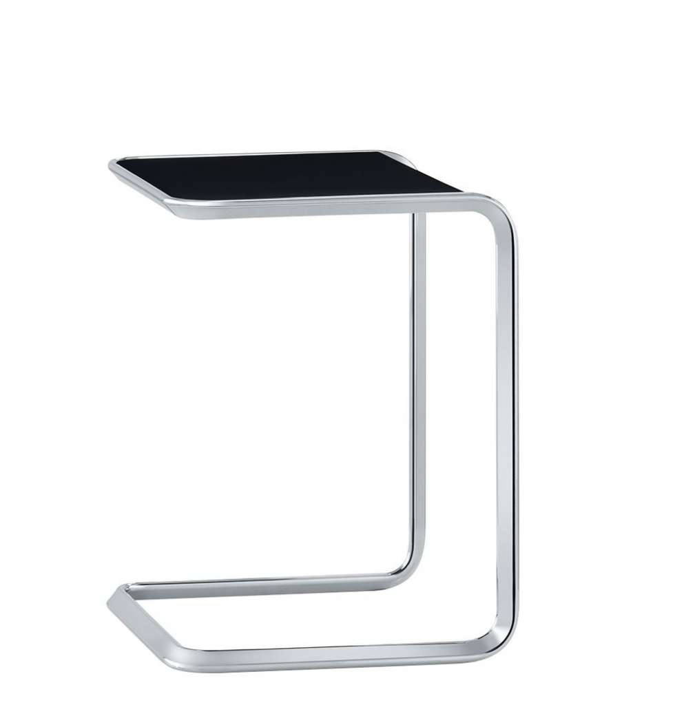 Tecta - K3 Oblique Satztisch mit PTFE- Gleitern - decklackiert schwarz - indoor