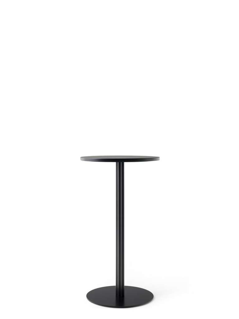 Menu - Harbour Column Bar Table - Charcoal Linoleum - indoor