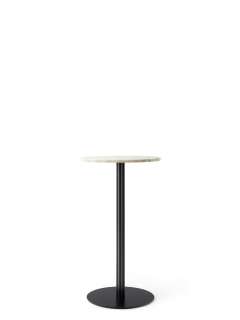Menu - Harbour Column Bar Table - Off White Marble - indoor