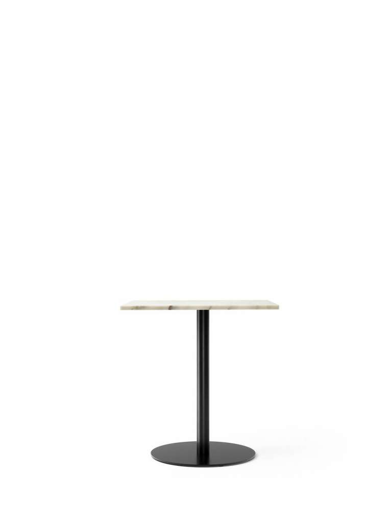 Menu - Harbour Column Bar Table 60x70cm, Höhe 102,7cm - Off White Marble - indoor