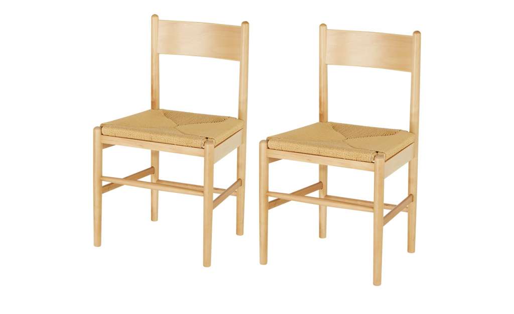 Stuhlpaar (2er-Set)  Pacino ¦ holzfarben Stühle > Esszimmerstühle > Esszimmerstühle ohne Armlehnen - Höffner
