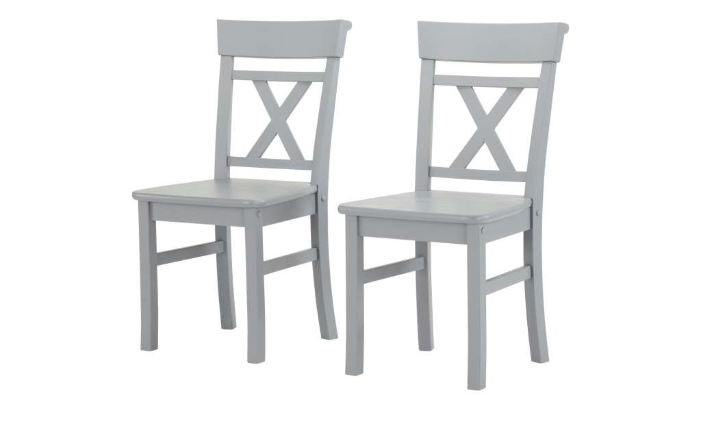 Bornholm ¦ grau Stühle > Esszimmerstühle > Esszimmerstühle ohne Armlehnen - Höffner