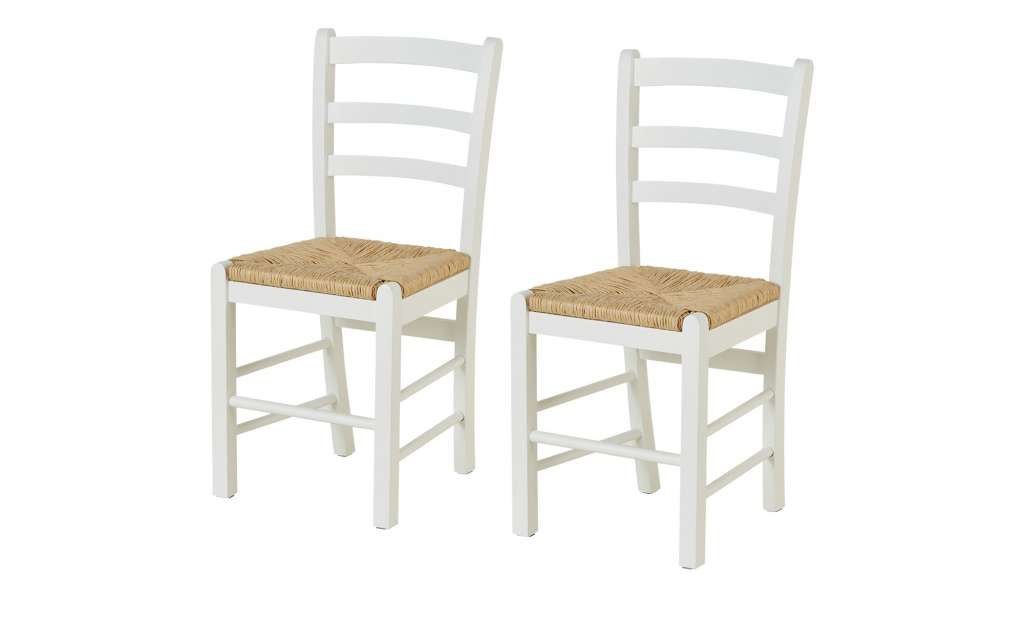 Stuhlpaar (2er-Set)  Paesana ¦ weiß Stühle > Esszimmerstühle > Esszimmerstühle ohne Armlehnen - Höffner