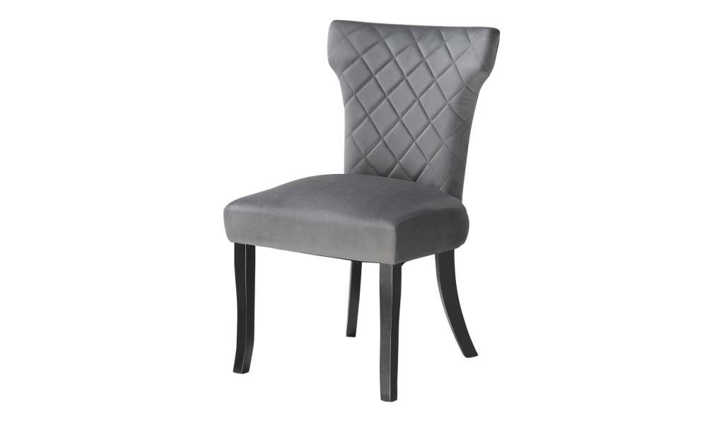 Playboy Stuhl  Renee ¦ grau Stühle > Esszimmerstühle > Esszimmerstühle ohne Armlehnen - Höffner