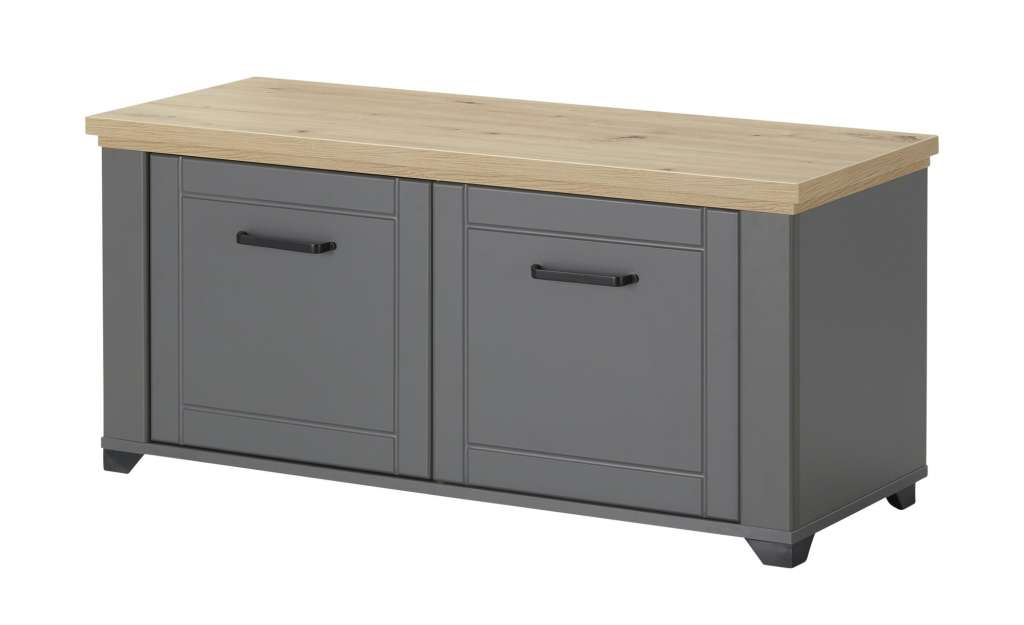 Garderobenbank  Assenza ¦ grau Bänke > Einzelbänke - Höffner