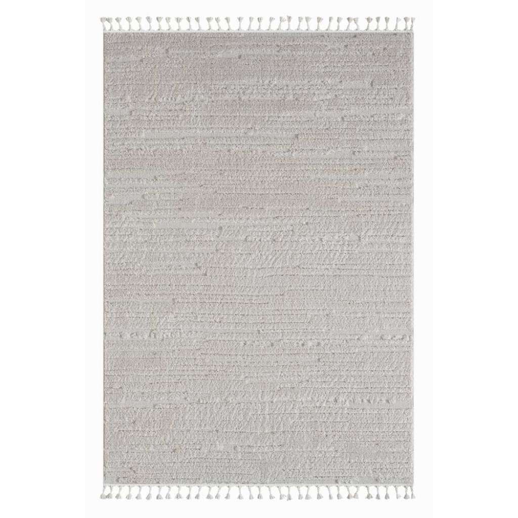 Weißer Skandi Teppich 140x200 cm - 160x230 cm 200x290 cm