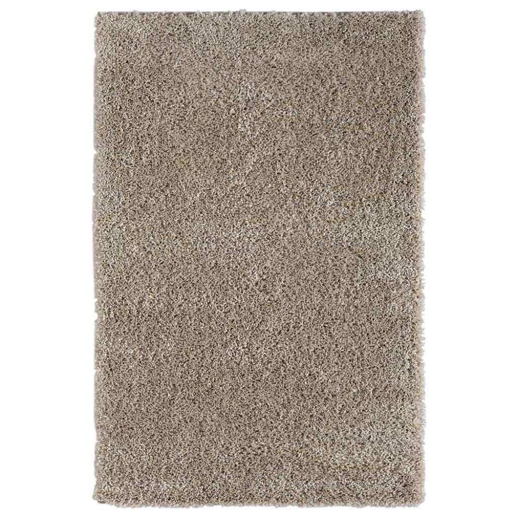 Hochfloriger Teppich in Beige Shaggy viele Größen - auch Läufer