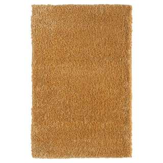 Hochfloriger Teppich Shaggy Goldfarben
