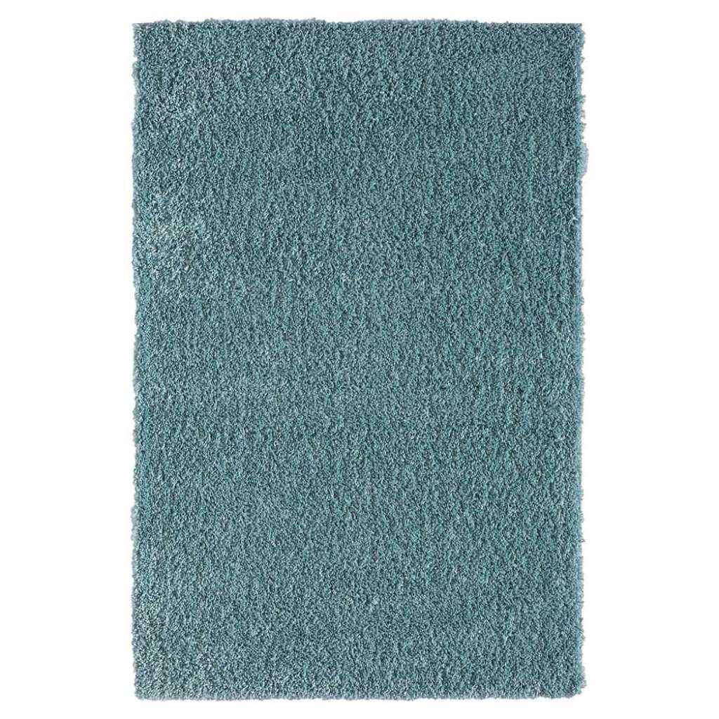 Shaggy Hochflor Teppich in Hellblau viele Größen