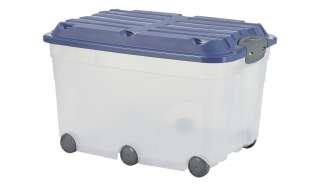 Rollbox mit Deckel  Aufbewahrungsbox ¦ blau ¦ Kunststoff Aufbewahrung > Aufbewahrungsboxen > sonstige Aufbewahrungsmittel - Höffner