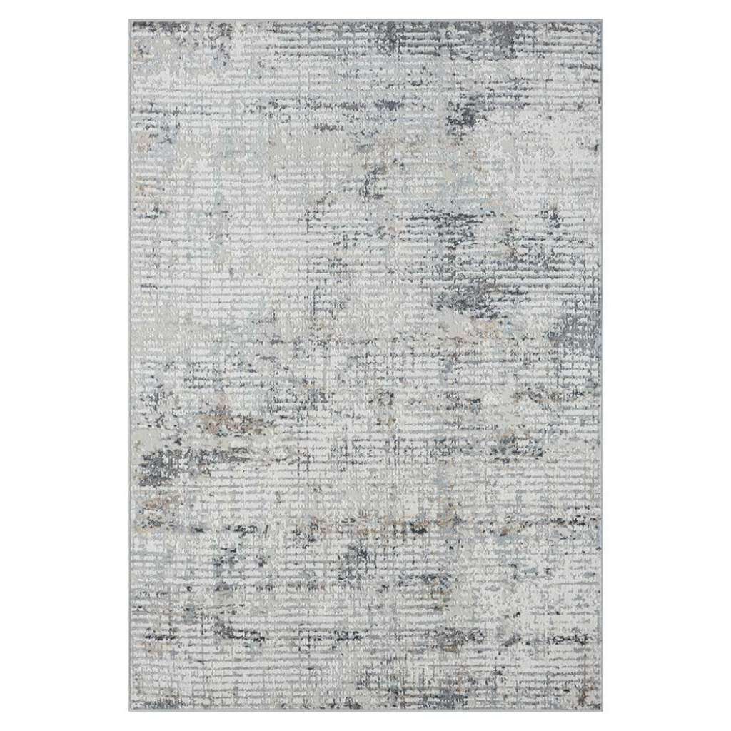 Teppich Hellgrau Cremefarben 160x230 cm 200x290 cm