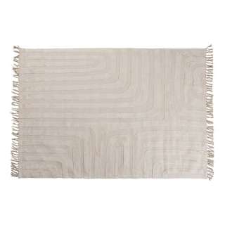 Heller Skandistil Teppich in Beige 240x170 cm rechteckig