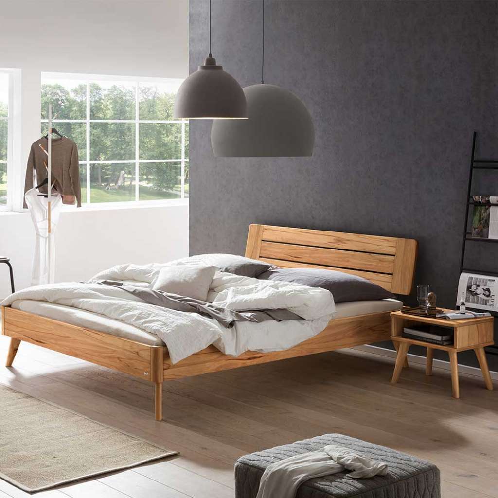 Wildbuche massiv geölt Doppelbetten 160x200 cm 180x200 cm