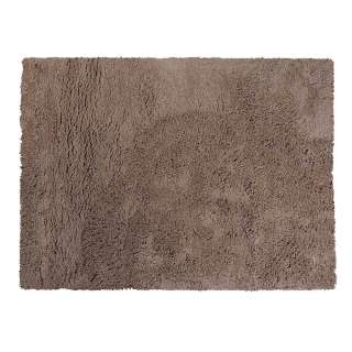 Hochflor Teppich Sand Beige im Skandi Design 240x170 cm
