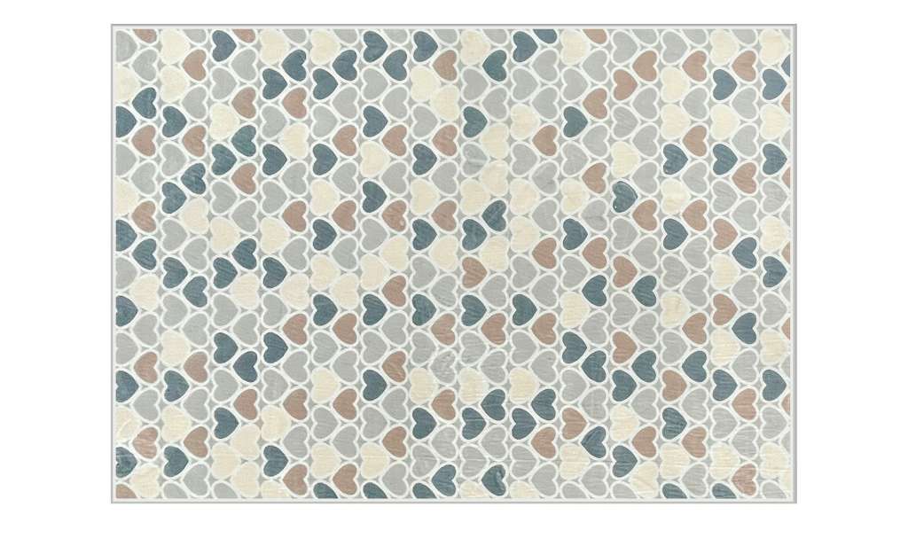 HOME STORY Kurzflorteppich  Little Hearts ¦ mehrfarbig ¦ Synthethische Fasern Teppiche > Wohnteppiche - Höffner