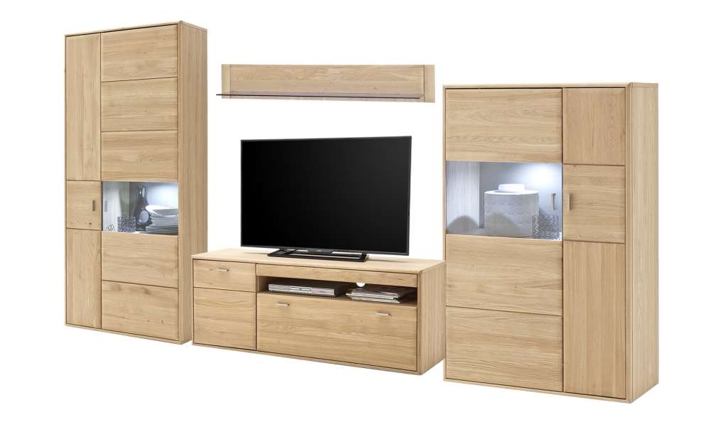 Woodford Wohnkombination  Dias ¦ holzfarben Wohnwände - Höffner