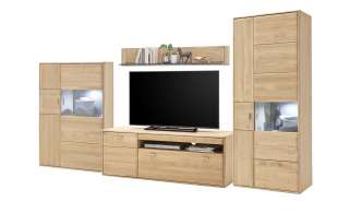 Woodford Wohnkombination  Dias ¦ holzfarben Wohnwände - Höffner