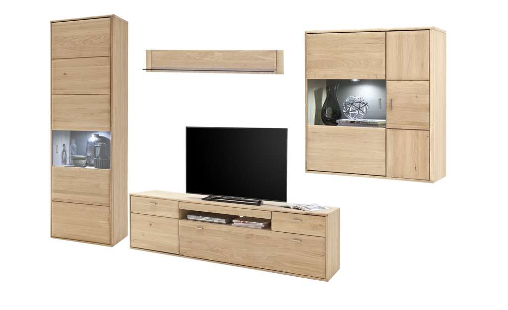 Woodford Wohnkombination  Dias ¦ holzfarben Wohnwände - Höffner