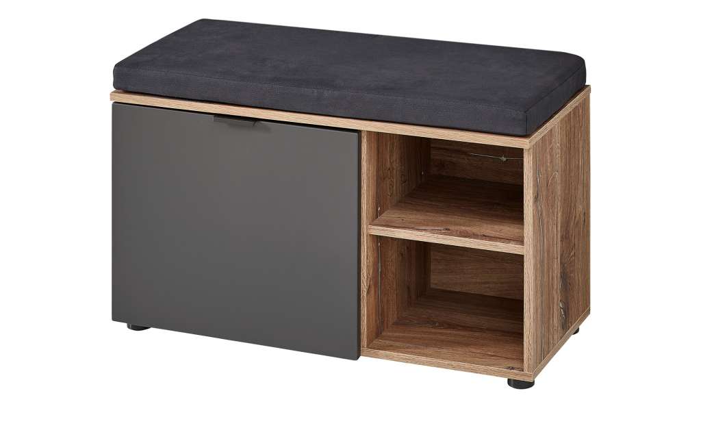 Garderobenbank   Elina ¦ grau Bänke > Einzelbänke - Höffner