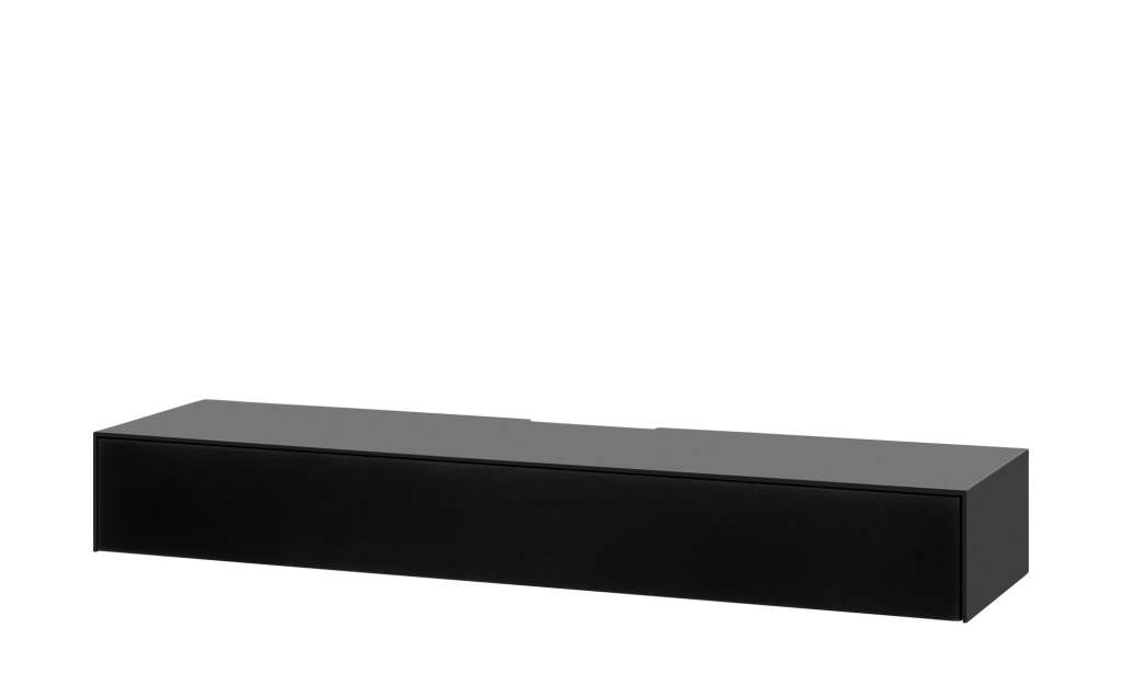 Hänge-TV-Lowboard  Stream ¦ schwarz TV- & Media Möbel > TV-Racks - Höffner