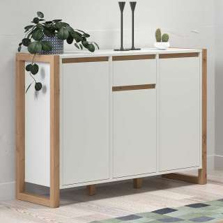 Wohnzimmerkommode im Skandi Design 113 cm breit - 86 cm hoch