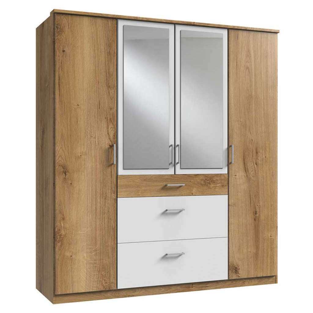Drehtürenschrank mit Schubladen in modernem Design Made in Germany