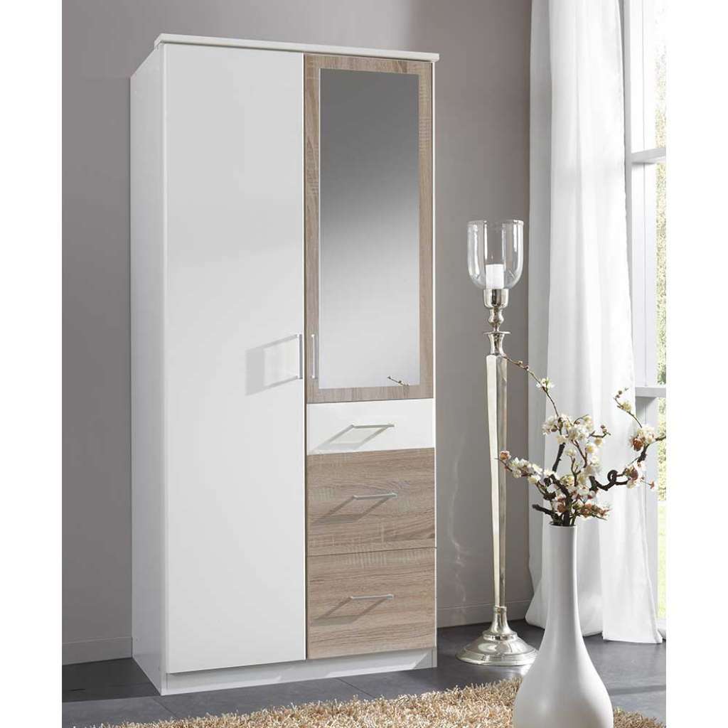 Jugendkleiderschrank mit Spiegeltür und drei Schubladen Made in Germany