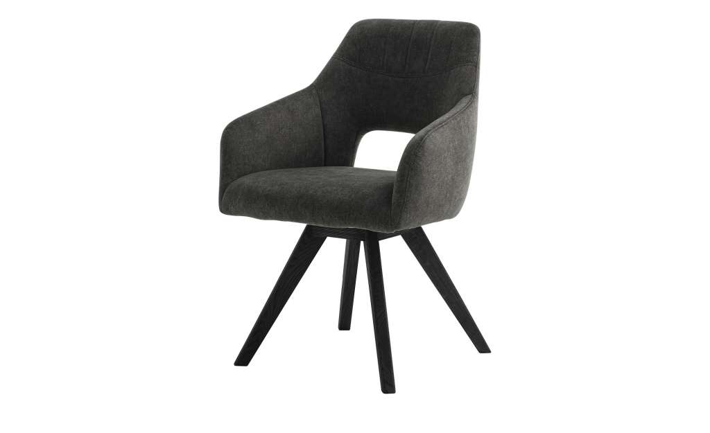 Woodford Polsterstuhl  Moderna ¦ grau Stühle > Esszimmerstühle > Esszimmerstühle mit Armlehnen - Höffner