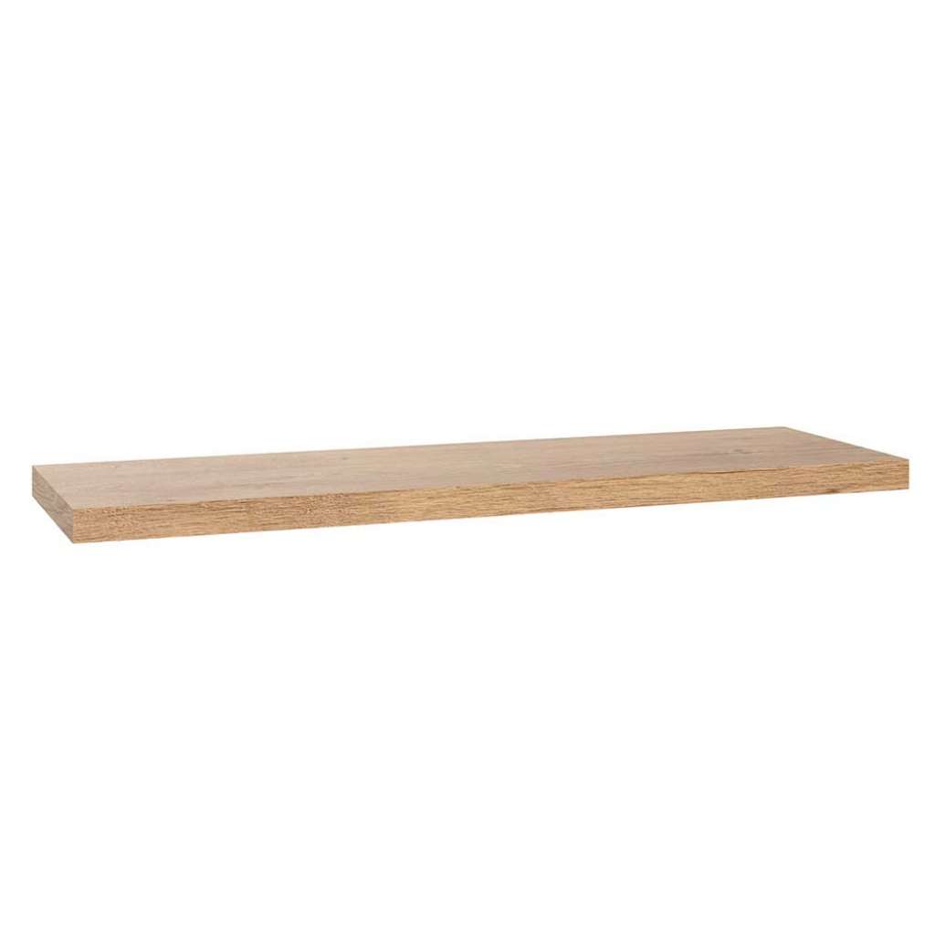 Wand Regal Holzoptik in Plankeneiche 78 cm breit - 25 cm tief