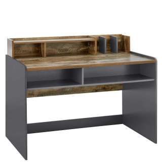 Schreibtisch mit Stauraum in modernem Design 120 cm breit