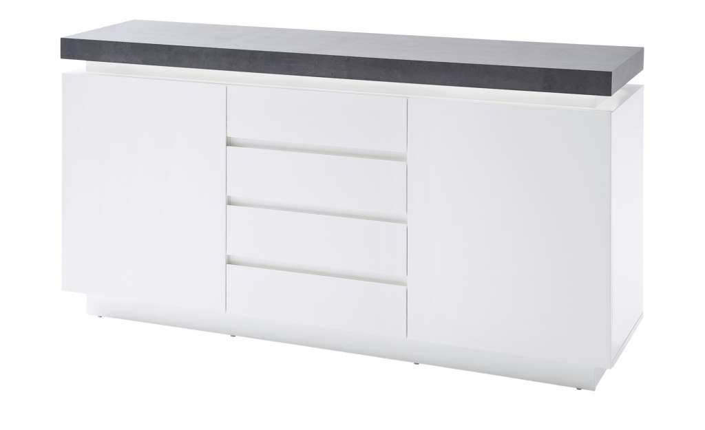 Sideboard  Fornico ¦ grau Kommoden & Sideboards > Kommoden - Höffner