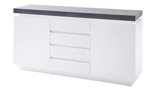 Sideboard  Fornico ¦ grau Kommoden & Sideboards > Kommoden - Höffner