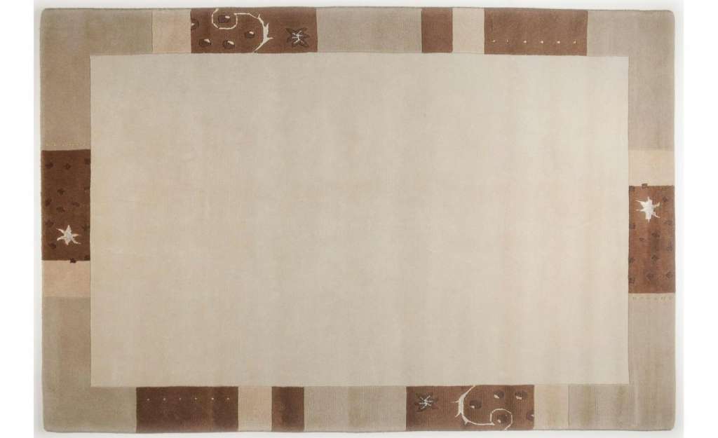 THEKO Teppich ¦ beige ¦ Wolle, Viskose Teppiche > Wohnteppiche - Höffner