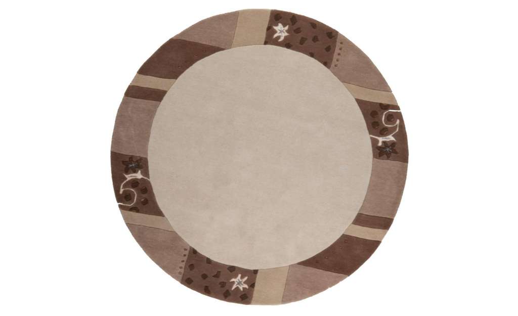 THEKO Teppich ¦ beige ¦ Viskose, Wolle Teppiche > Wohnteppiche - Höffner