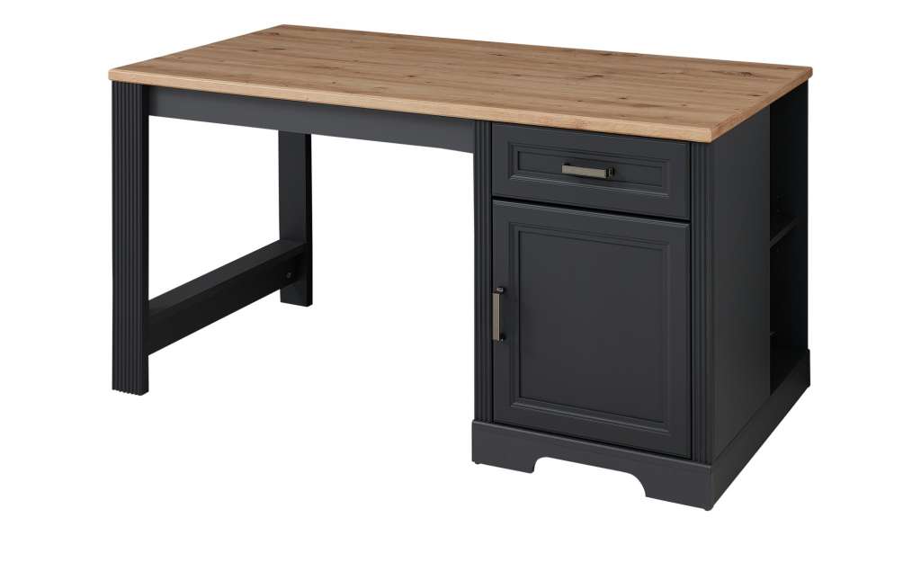 Schreibtisch  Varese ¦ grau Tische > Schreibtische - Höffner