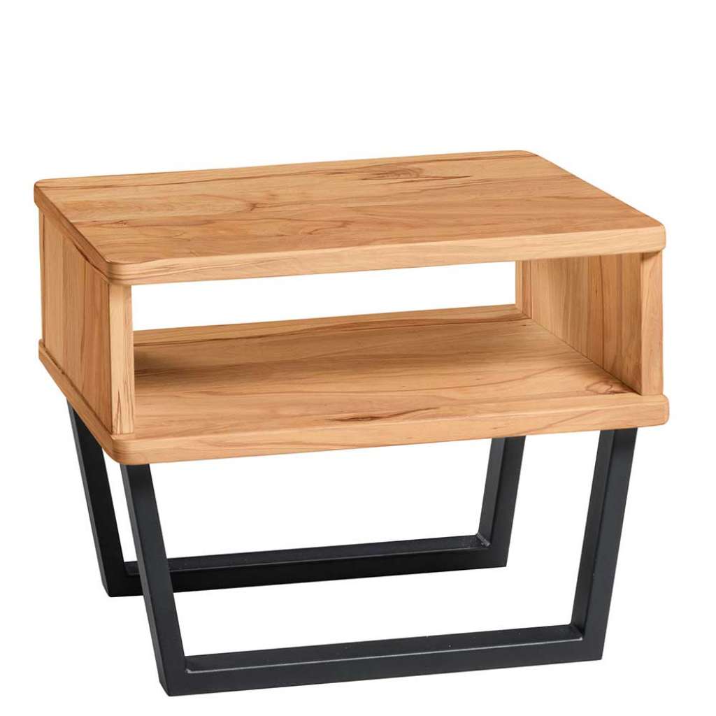Nachtkommode aus Wildbuche Massivholz geölt Industry und Loft Stil