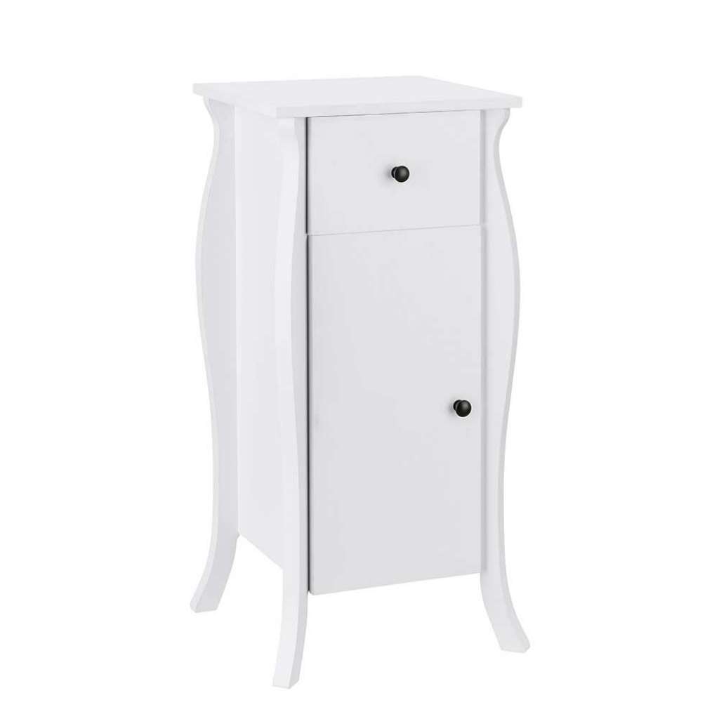 Badezimmer Unterschrank in Weiß Barockstil